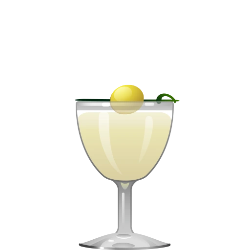 Corleone cocktail with fresh green grapes, gin, grappa, lemon juice, simple syrup, and orange bitters