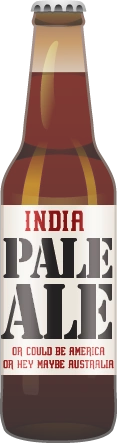 Bottle of pale ale beer, used in cocktail recipes